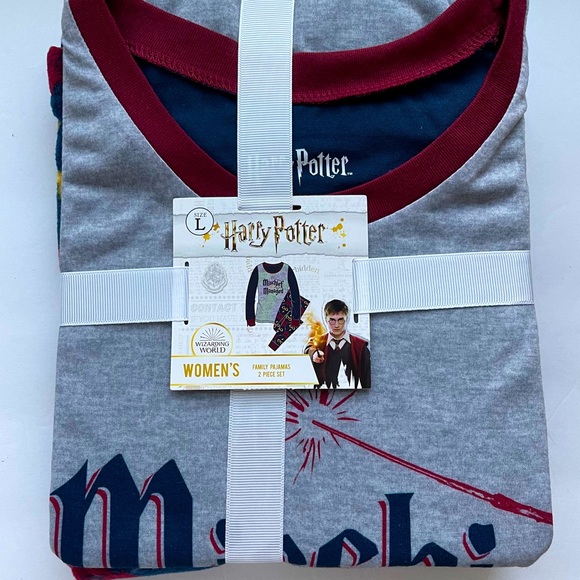 CERDÁ LIFE'S LITTLE MOMENTS Pigiama Invernale Harry Potter Grifondoro - 2 Pezzi In Cotone, Uomo E Donna, Rosso E Nero